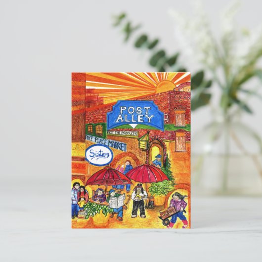 路地裏 ポストカード (スタンド正面)