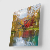 路盤及び春壁時計 スクエア壁時計 (傾斜)