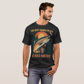 跳ねるトラウト Tシャツ (正面フル)