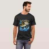 跳ねるバス Tシャツ (正面フル)