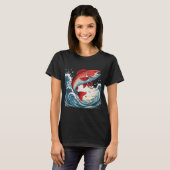 跳ねる金魚 Tシャツ (正面フル)