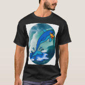 跳ねる魚 Tシャツ (正面)