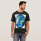 跳ねる魚 Tシャツ (正面フル)