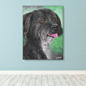 跳ねる キャンバスプリント (インサイチュ (ウッドフロア))