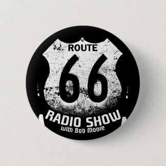 跳ね上がりのラジオのルート66ボタン 缶バッジ