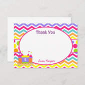 跳ね上がりの家のサンキューカード サンキューカード (正面/裏面)