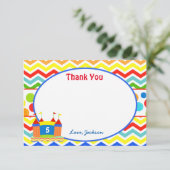 跳ね上がりの家のサンキューカード サンキューカード (スタンド正面)