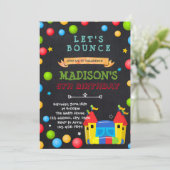 跳ね上がりの家のパーティの招待状 招待状 (スタンド正面)