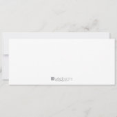 跳ね上がりの家の誕生日のパーティの招待状 招待状 (裏面)