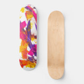 跳ね絵を描る スケートボード (正面)