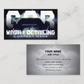 跳ね車の波 名刺 (正面/裏面)