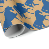 跳ね馬のシルエット ラッピングペーパー (ロールコーナー)