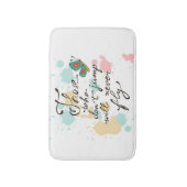 跳ばない人は決して飛びません バスマット (正面縦)