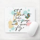 跳ばない人は決して飛びません マウスパッド (マウス)