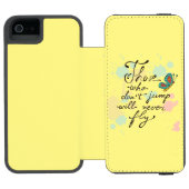 跳ばない人は決して飛びません INCIPIO iPhoneウォレットケース (フォリオ Open)