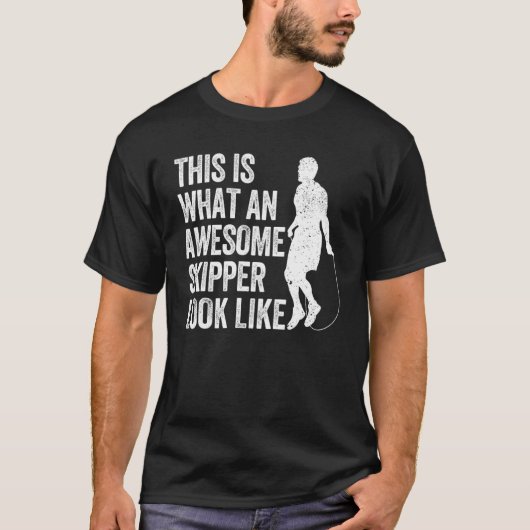 跳び縄跳びロープ Tシャツ (正面)