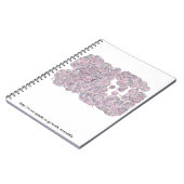 跳ぶ猫のいる"縁結曼荼羅" ノートブック (左側)