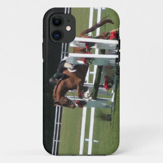 跳んでいる馬ダービーの馬は iPhone 11 ケース