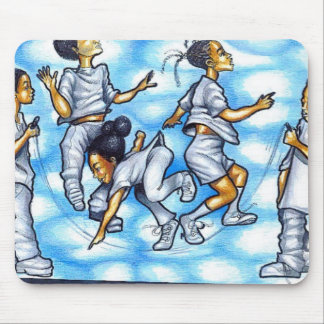 跳んで下さいそうすれば高く私は空に触れることができます マウスパッド