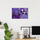 跳躍した小槌 ポスター (ホームオフィス)