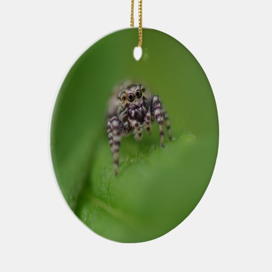跳躍のくものクリスマスのオーナメント セラミックオーナメント (右)