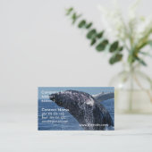 跳躍のザトウクジラの名刺 名刺 (スタンド正面)