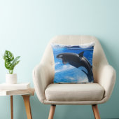 跳躍のシャチのクジラ クッション (椅子)