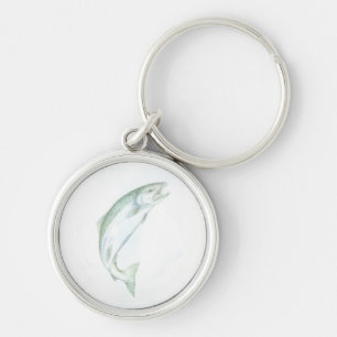 跳躍のニジマスのkeychain キーホルダー