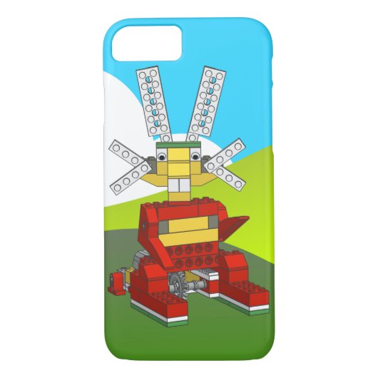 跳躍のバニーの電話かiPadの場合 Case-Mate iPhoneケース (裏面)