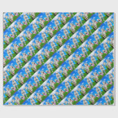 跳躍のヒツジ ラッピングペーパー (フラット)