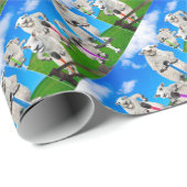 跳躍のヒツジ ラッピングペーパー (ロールコーナー)