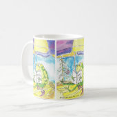 跳躍の喜び コーヒーマグカップ (正面左)