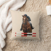 跳躍の正方形の装飾用クッションを示して下さい クッション (ブランケット)