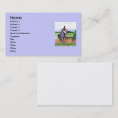 跳躍の馬の名刺 名刺 (正面/裏面)