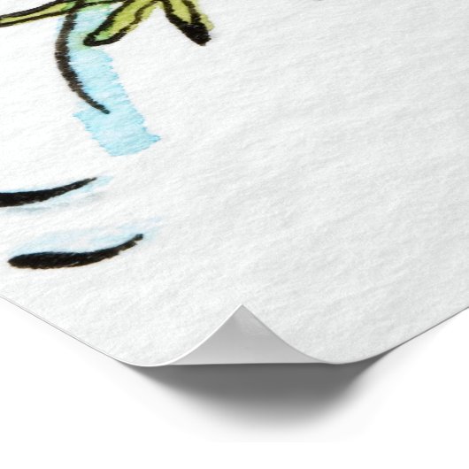 跳躍カエル2 ポスター (角)