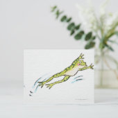 跳躍カエル2 ポストカード (スタンド正面)