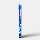 跳躍ドルフィンシーアニマルブルー Case-Mate iPhoneケース (裏面 / 左)