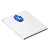 跳躍ドルフィンブルー海 ノートパッド (アングル)