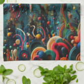 跳躍 キッチンタオル (折り畳み)