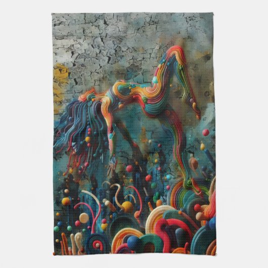 跳躍 キッチンタオル (縦)