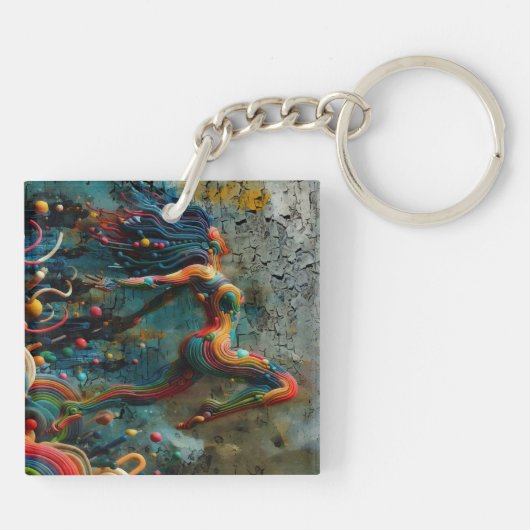 跳躍 キーホルダー (裏面)