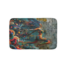 跳躍 バスマット