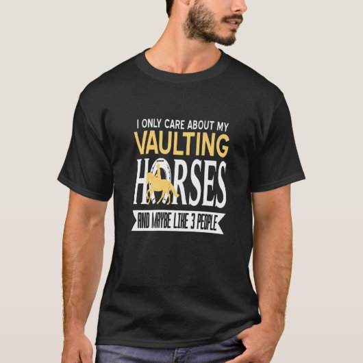 跳馬だけが好きな人へのプレゼント Tシャツ (正面)