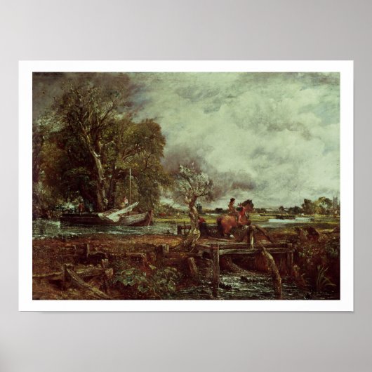 跳馬C.1825 (キャンバス上の油) ポスター (正面)