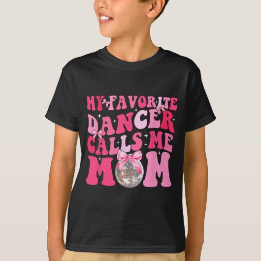 踊お気に入りのり子が母の日とおもしろい呼ぶ Tシャツ (正面)