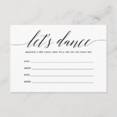 踊ってみて！リクエストカード エンクロージャーカード (正面)