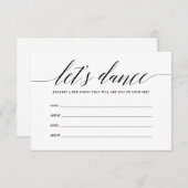 踊ってみて！曲リクエストカード エンクロージャーカード (正面/裏面)