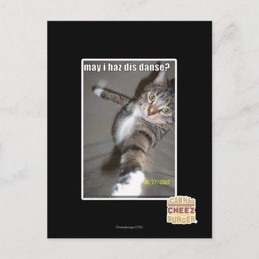 踊ってもいい？ ポストカード (正面)