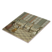 踊って下さいギリシャの女性と流行である タイル (側面)