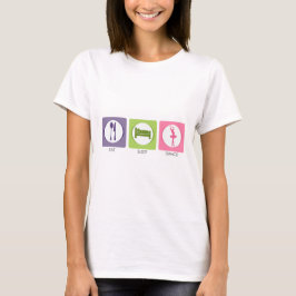 踊って眠って食べて! Tシャツ